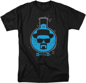 LOGOVISION Breaking Bad Bad Breaker Unisex T Shirt, Black T-Shirt Mixte