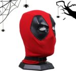 WELLXUNK Masque d'Halloween, DeadP00 Masque Adulte pour Halloween, Costume DeadP00 Adulte, Halloween Cosplay Masque, Hallo-ween Masks, Cosplay, Fête, Karneval