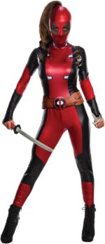 Rubie's Official Disney Marvel Deadpool Womens Costume, Secret Wishes Range