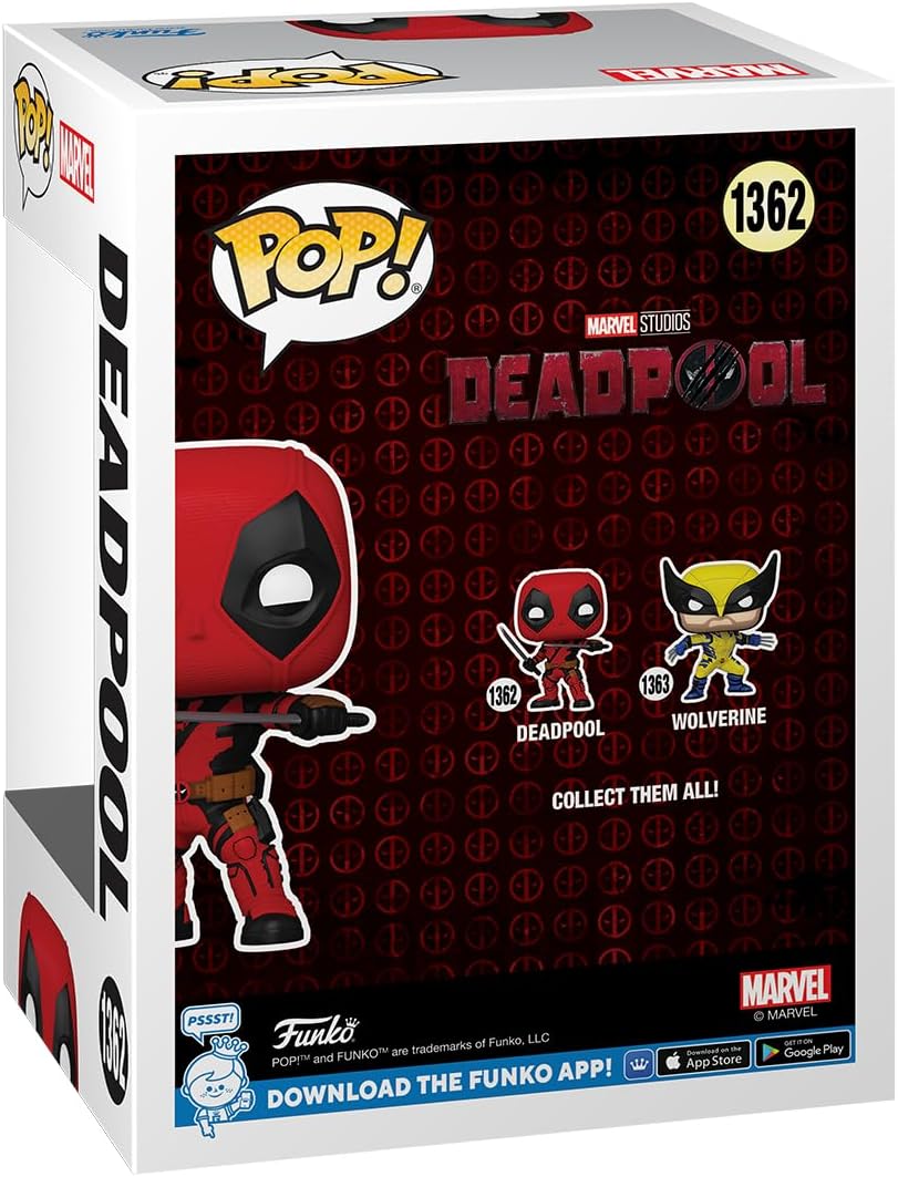 Funko Pop! Marvel: Deadpool & Wolverine - Deadpool - Figurine en Vinyle à Collectionner - Idée de Cadeau - Produits Officiels - Jouets pour Les Enfants et Adultes - Movies Fans – Image 3