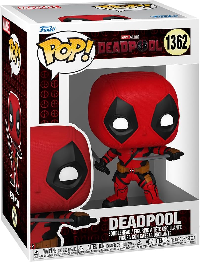 Funko Pop! Marvel: Deadpool & Wolverine - Deadpool - Figurine en Vinyle à Collectionner - Idée de Cadeau - Produits Officiels - Jouets pour Les Enfants et Adultes - Movies Fans