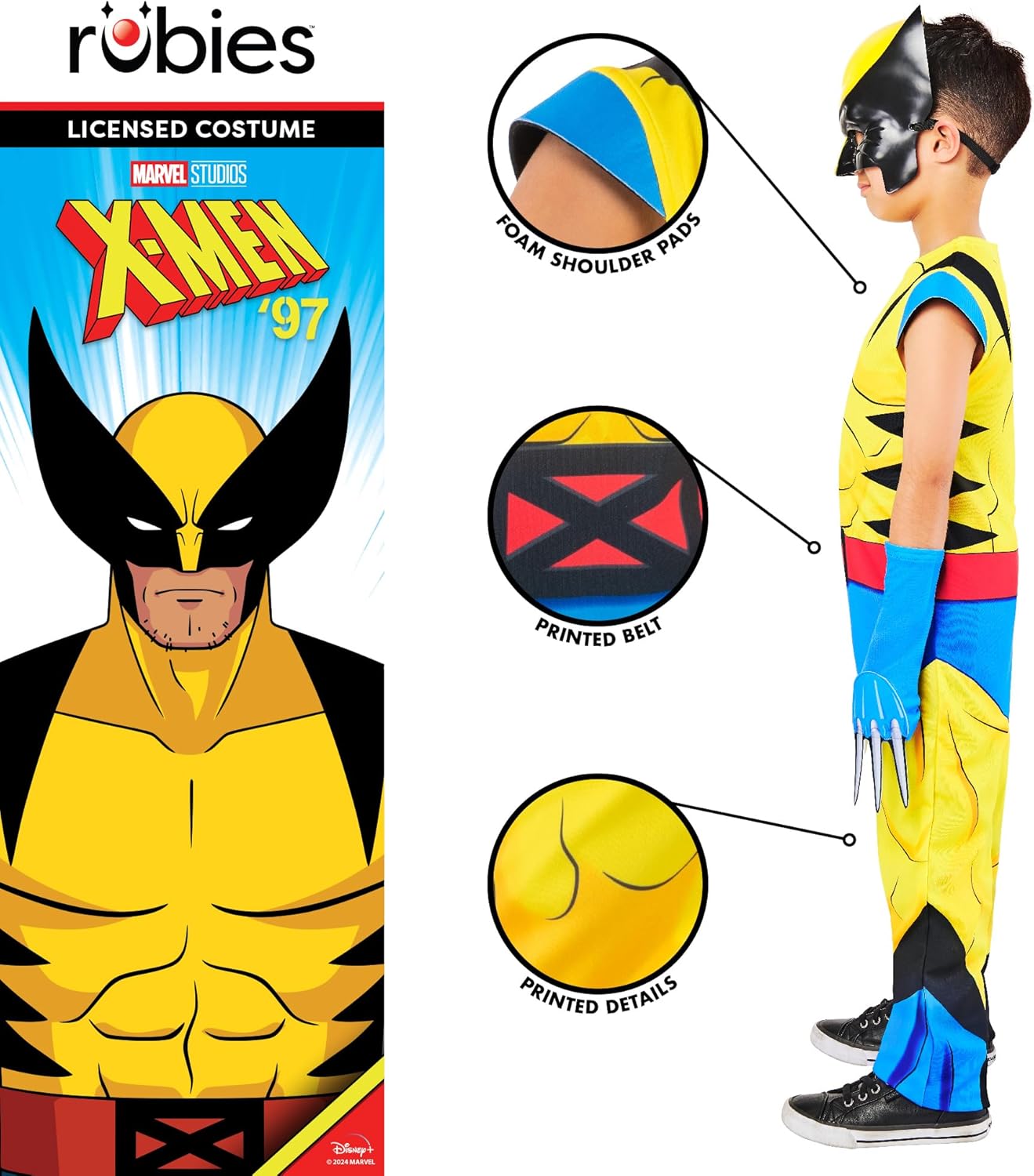 Rubies Costume officiel Wolverine pour enfant – Image 3