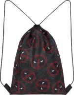 Marvel Petit Sac à Dos Enfant Deadpool, Sac de Sport Enfant à Cordon, Sac Piscine, Gym, Foot, Natation, Sac Corde Drawstring Bag