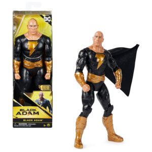 BLACK ADAM - FIGURINE 30 CM 2022 - DC COMICS - Figurine Black Adam Articulée De 30 cm - Revivez Les Aventures Du Film Ou Créez Vos Propres Combats Entre Le Bien Et Le Mal - Jouet Enfant 3 Ans et +