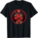 Marvel Deadpool Distressed Circle T-Shirt