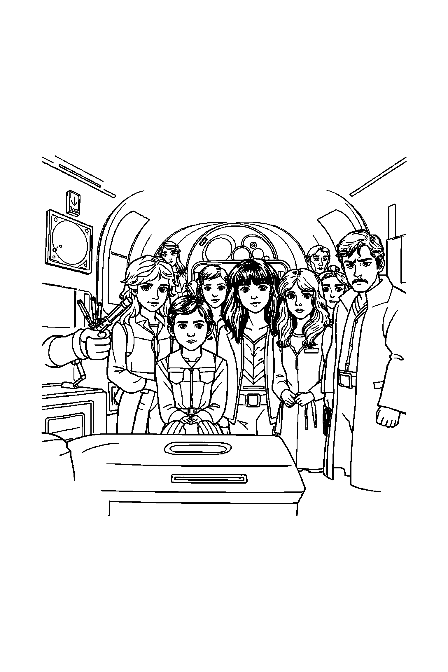 Coloriage Séries TV gratuit à imprimer - un héros de série assis qui sourit de tout son cœur Coloriage Séries TV gratuit à imprimer : un héros de série assis qui sourit de tout son cœur