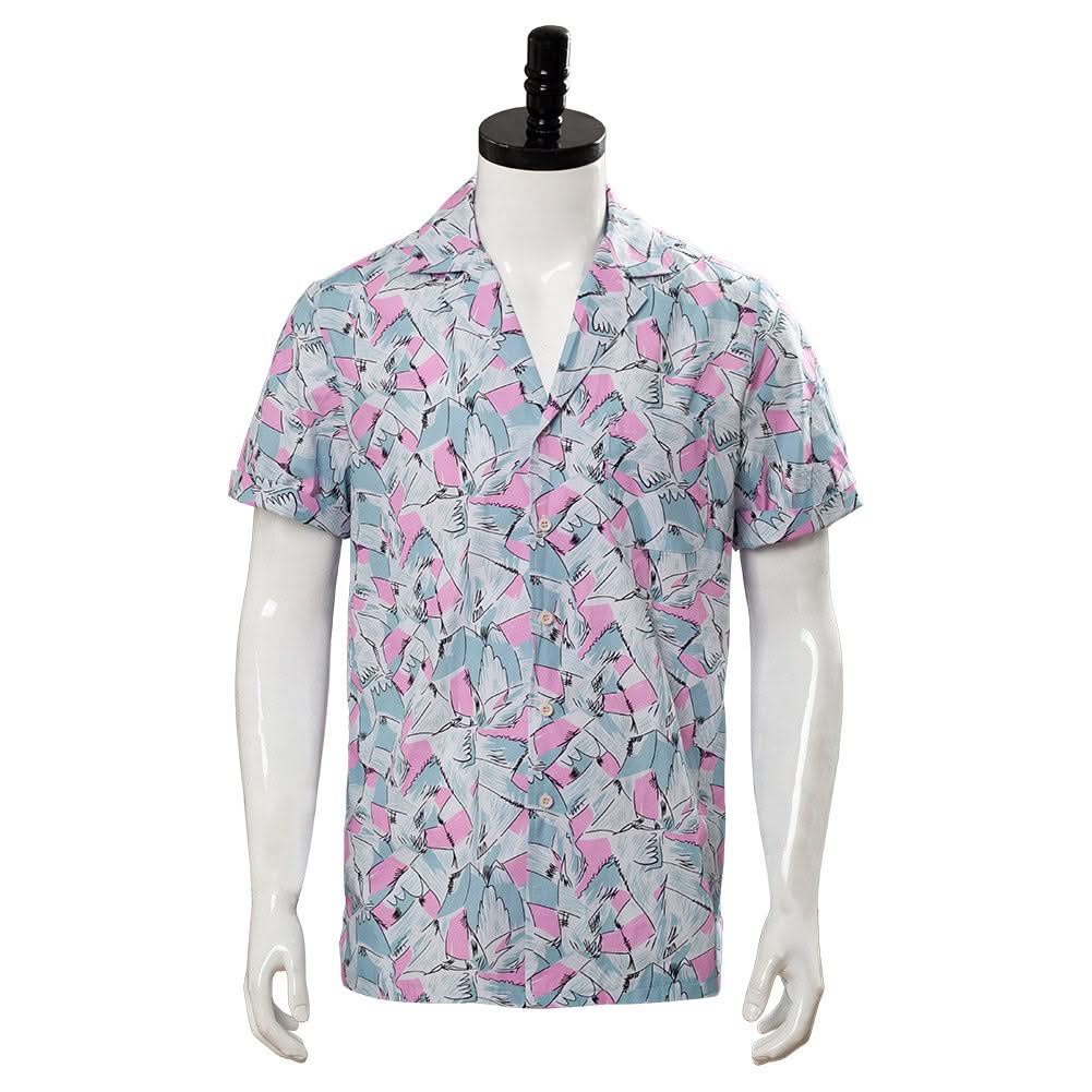 Chemise cosplay Hopper Stranger Things Saison 3 S3 Homme