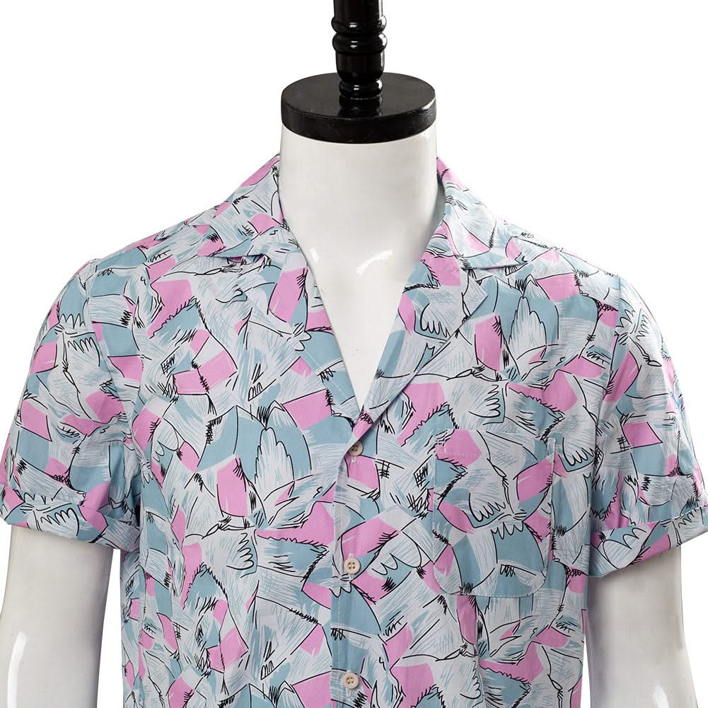 Chemise cosplay Hopper Stranger Things Saison 3 S3 Homme – Image 5