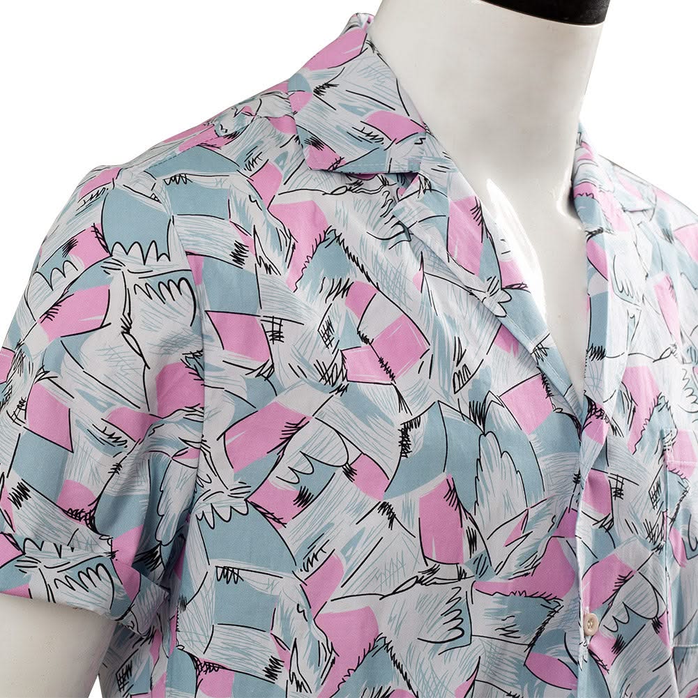 Chemise cosplay Hopper Stranger Things Saison 3 S3 Homme – Image 7