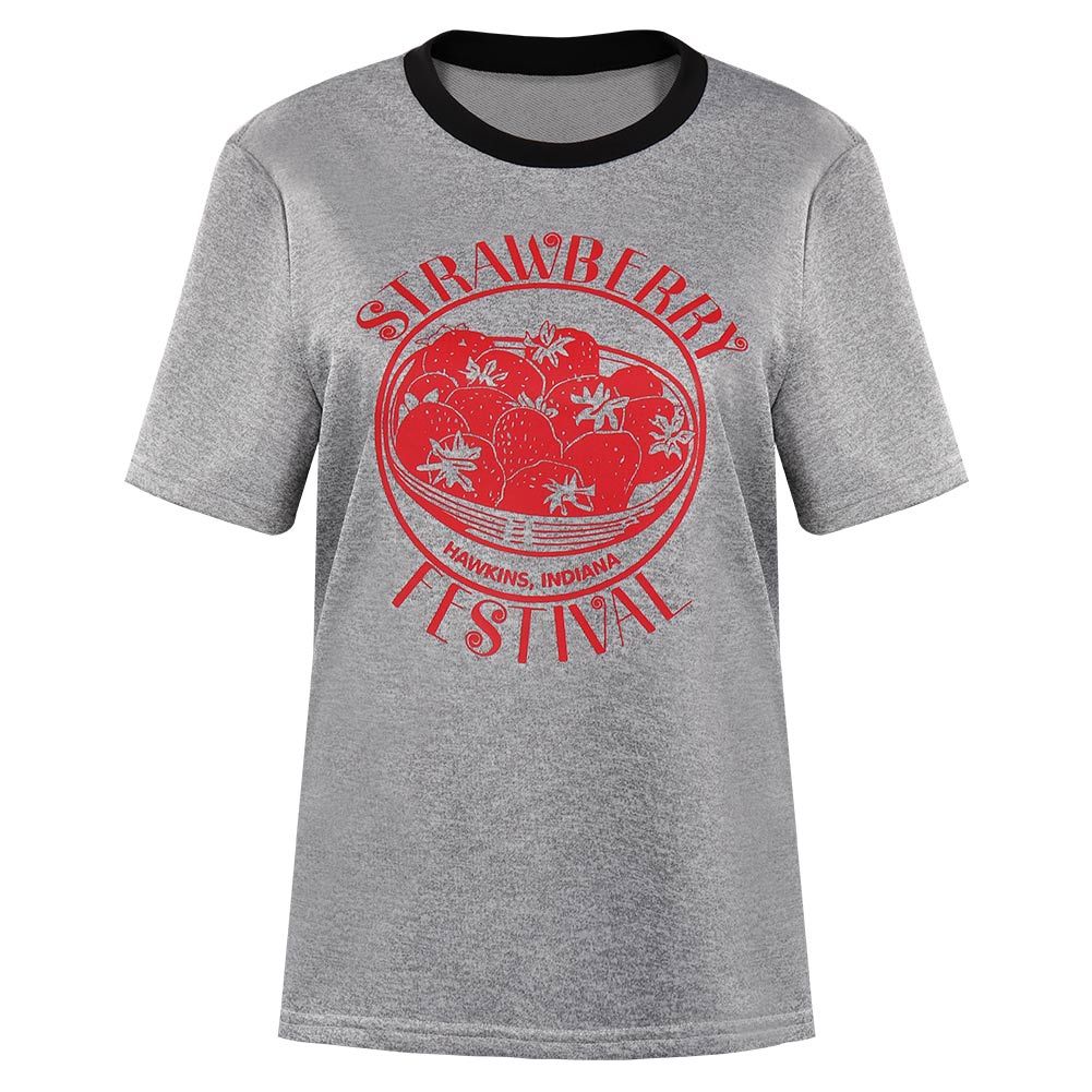 T-shirt cosplay Eleven été Stranger Things 4