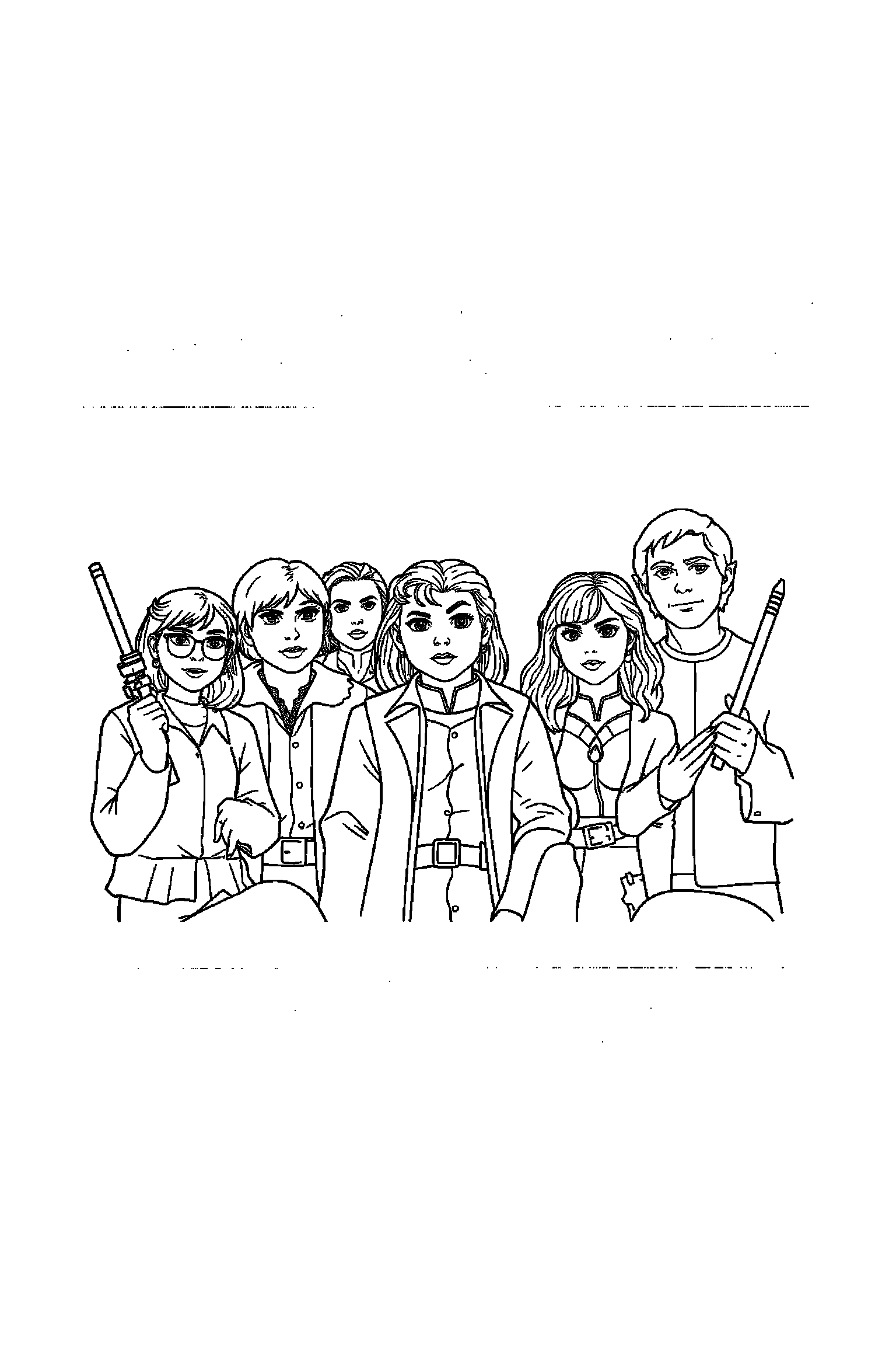 Coloriage Séries TV gratuit à imprimer - un héros de série debout avec une posture simple et lisible Coloriage Séries TV gratuit à imprimer : un héros de série debout avec une posture simple et lisible