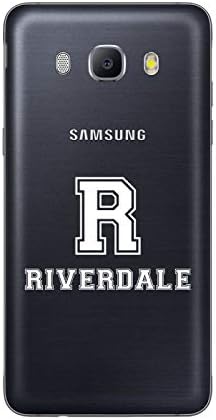 Coque Riverdale Samsung J7 2016 transparente souple encre blanc