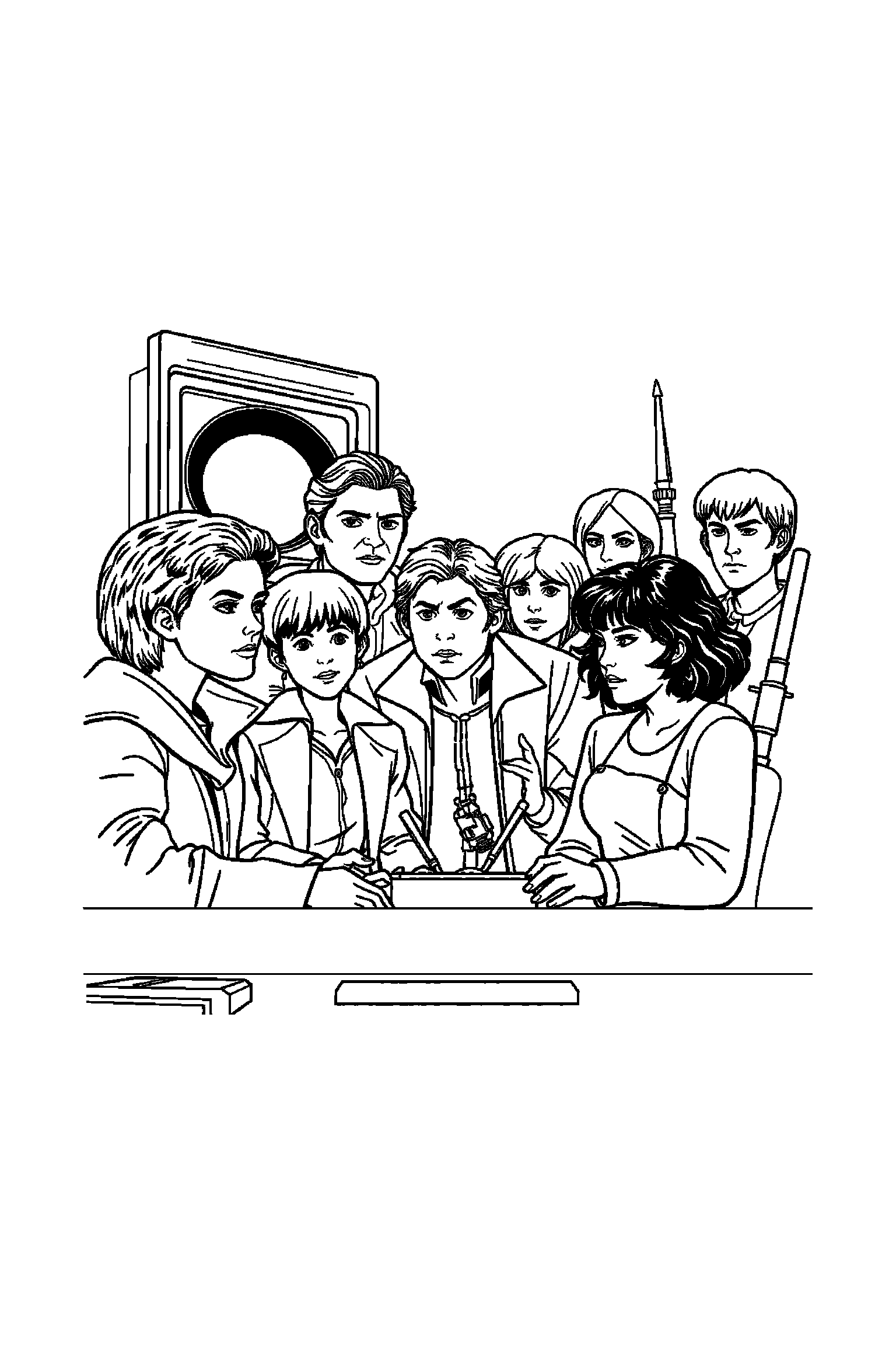 Coloriage Séries TV gratuit à imprimer - un héros de série dans un plateau de tournage Coloriage Séries TV gratuit à imprimer : un héros de série dans un plateau de tournage