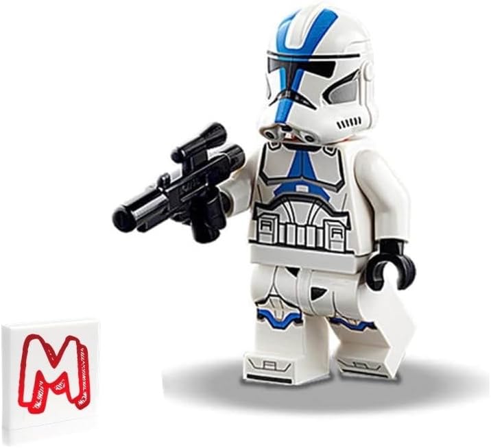Clone Trooper 501st Legion avec blaster LEGO Star Wars The Clone Wars 75280 – Image 2