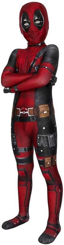 Déguisement enfant Deadpool avec impression 3D et masque amovible