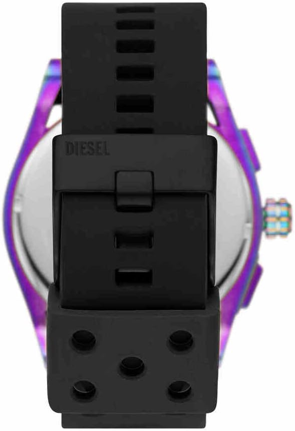 Montre chronographe Diesel Timeframe Stranger Things pour homme, bracelet en silicone – Image 5