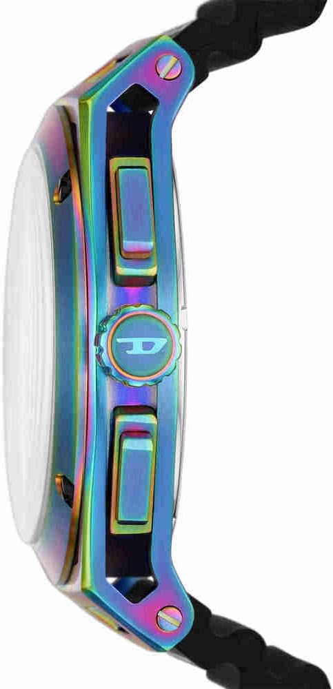 Montre chronographe Diesel Timeframe Stranger Things pour homme, bracelet en silicone – Image 3