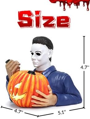 Figurine Michael Myers citrouille lumineuse 11,9 cm pour Halloween – Image 3