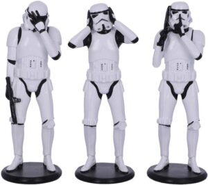 Pack 3 figurines Star Wars Original Stormtrooper Three Wise 14 cm