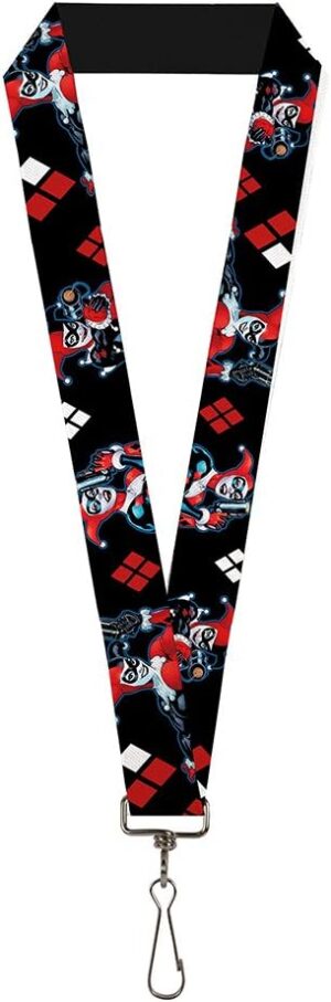 Chaîne de clés Buckle-Down Harley Quinn DC Comics multicolore