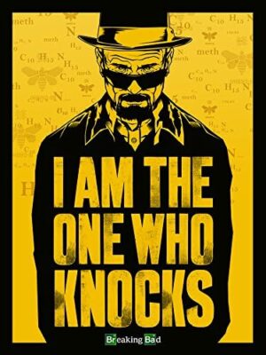 Toile imprimée Breaking Bad I am the One Who Knocks 60 x 80 cm