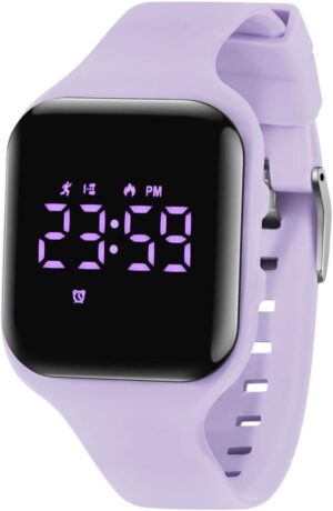 Montre enfant Stranger Things digitale avec chronomètre et bracelet en silicone