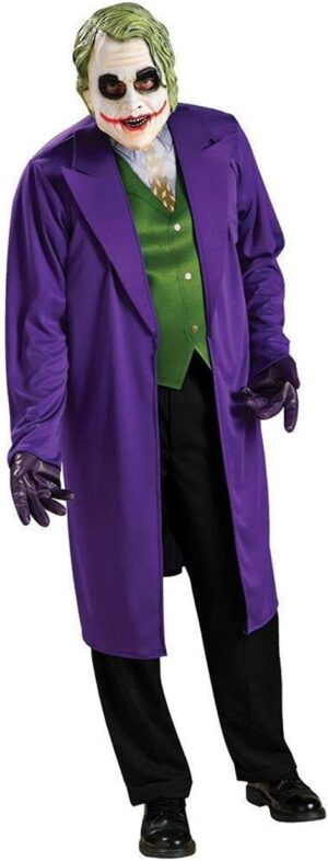 Déguisement adulte Joker violet, classique The Dark Knight