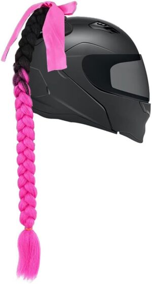 Tresse de casque moto Deadpool avec ventouse amovible