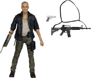 Figurine articulée Merle Dixon 12 cm avec accessoires, The Walking Dead