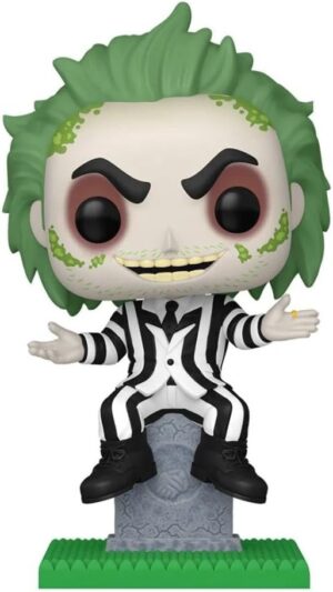 Funko Pop Beetlejuice 1757 sur pierre tombale, brille dans le noir