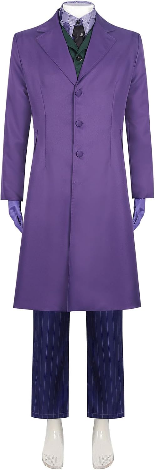 Costume Joker homme taille L en combinaison violette, lot de 6 – Image 5