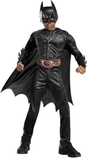 Costume enfant Batman Dark Knight DC avec cape et masque