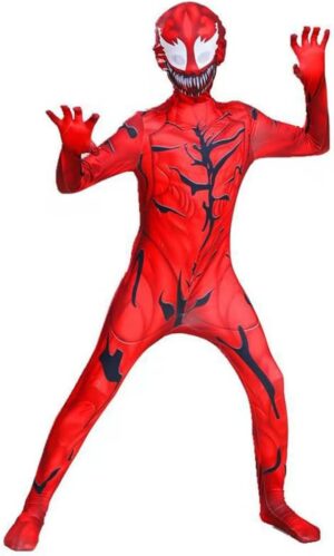 Costume Deadpool enfant couleur 130 en Lycra Spandex
