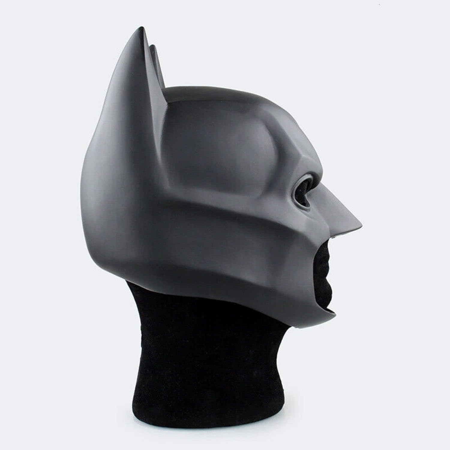 Masque Batman adulte en latex chauve-souris noire A04 – Image 3