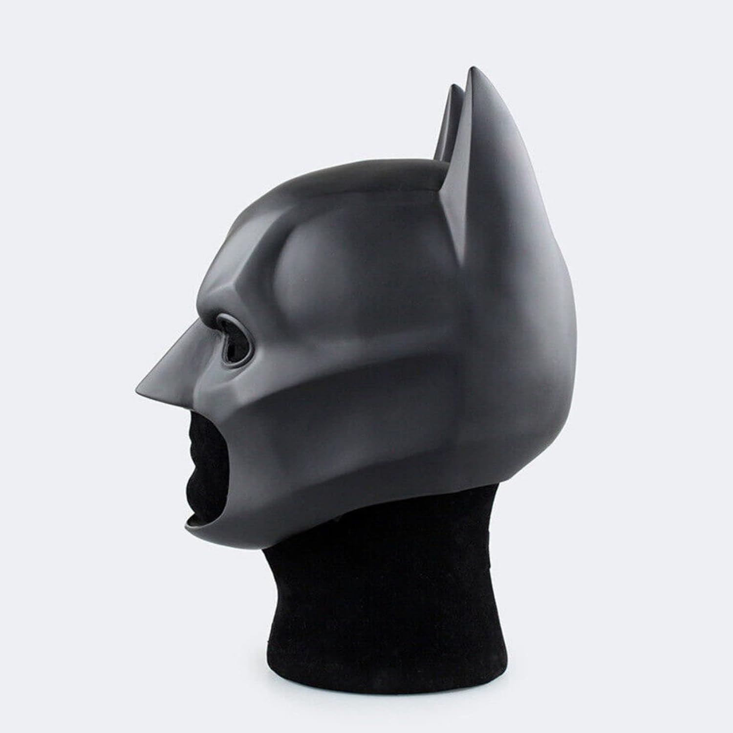 Masque Batman adulte en latex chauve-souris noire A04 – Image 4