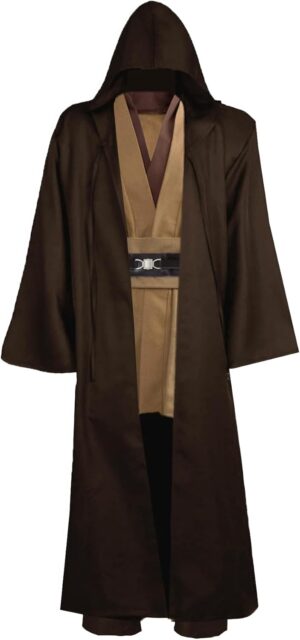 Costume Jedi Star Wars à capuche avec ensemble complet