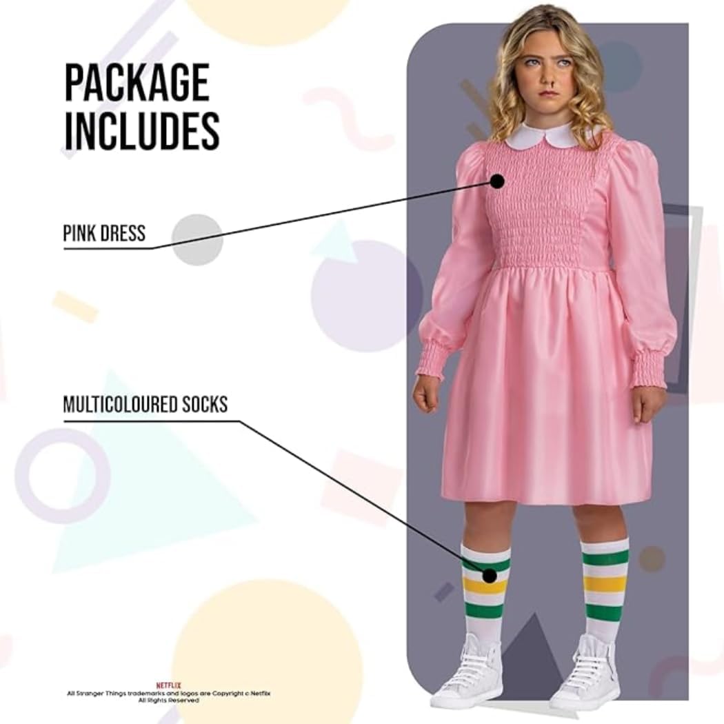 Costume Eleven Stranger Things avec robe et chaussettes – Image 5