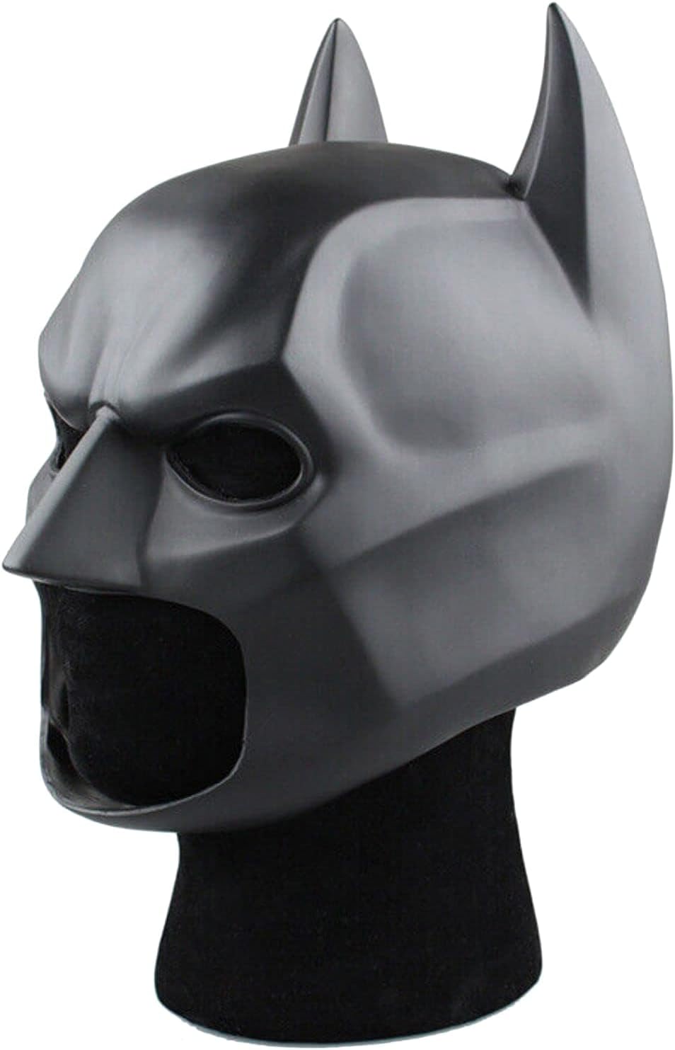 Masque Batman adulte en latex chauve-souris noire A04 – Image 2