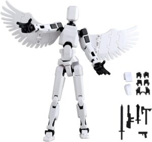 Figurine articulée Deadpool Titan 13 avec ailes et armes