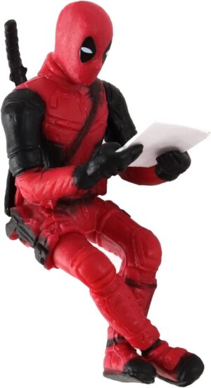 Figurine Deadpool pour voiture et bureau en PVC