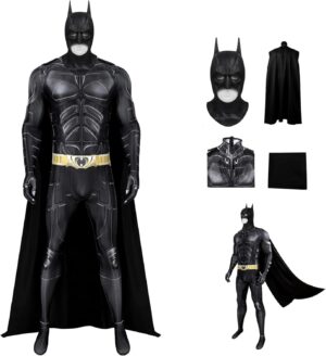 Costume Batman adulte avec masque, cape et combinaison
