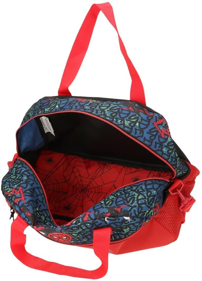 Sac à dos scolaire Marvel Spiderman en polyester avec bretelles réglables – Image 4