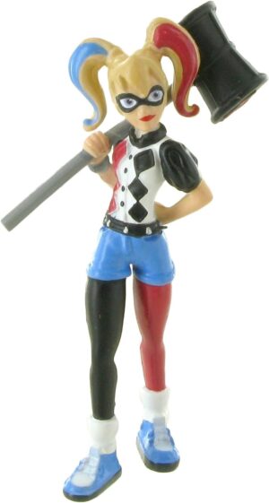 Figurine Harley Quinn Super Hero Girls Comansi 9 cm