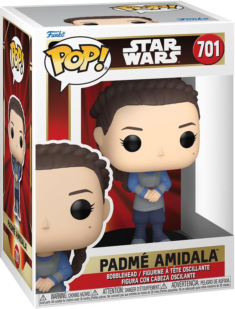 Figurine Funko Pop Star Wars Padmé Amidala Tatooine en vinyle 9,5 cm