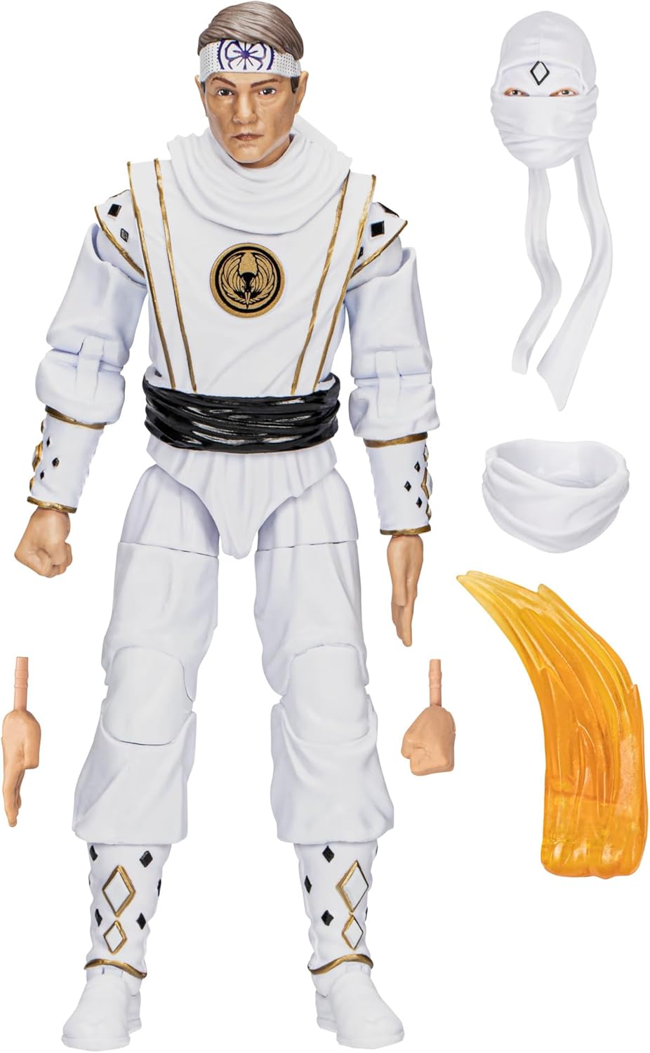 Figurine 15 cm Daniel LaRusso White Crane Ranger, Power Rangers x Cobra Kai