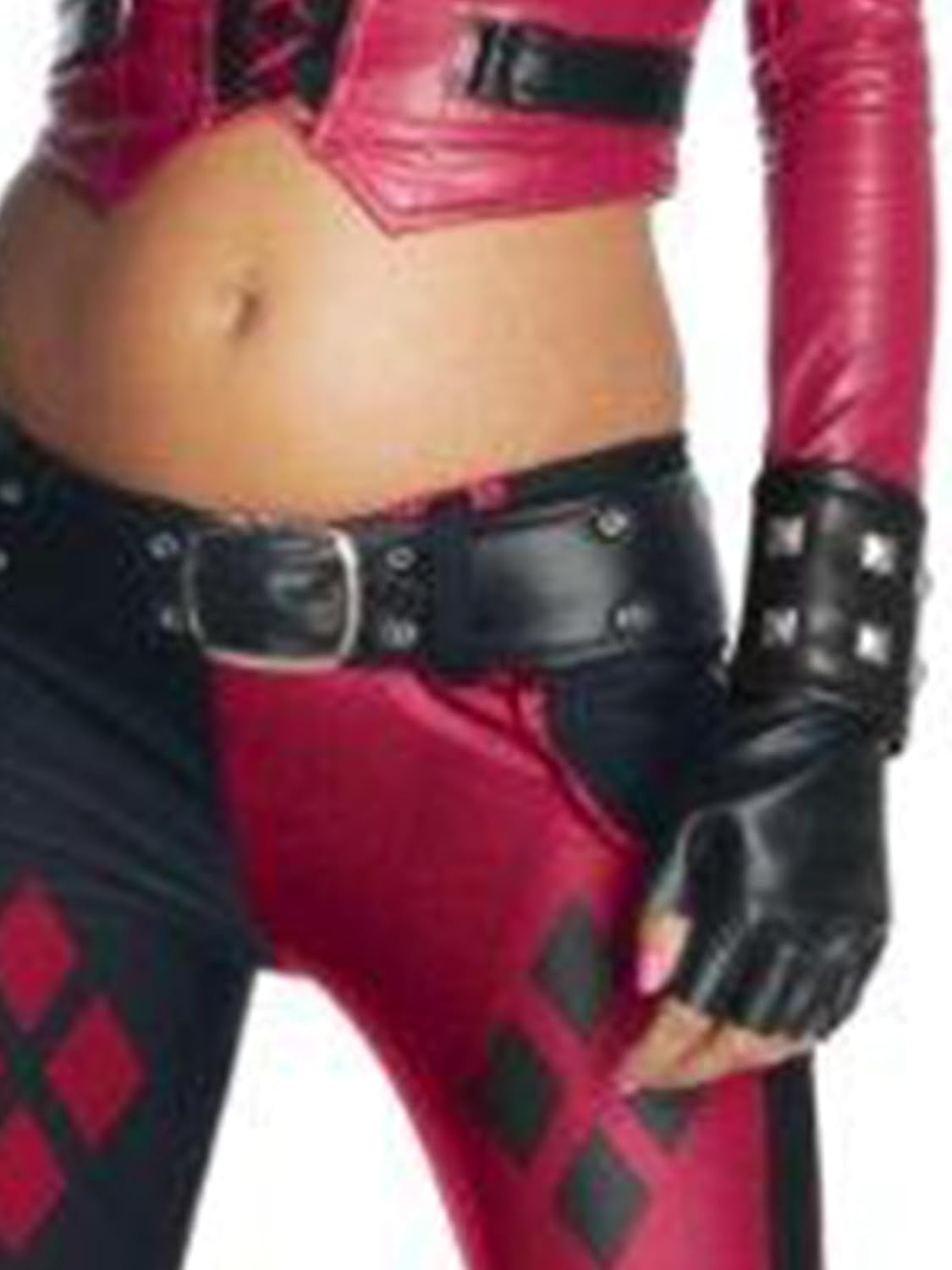 Déguisement adulte Harley Quinn Arkham City avec corsage et pantalon – Image 3