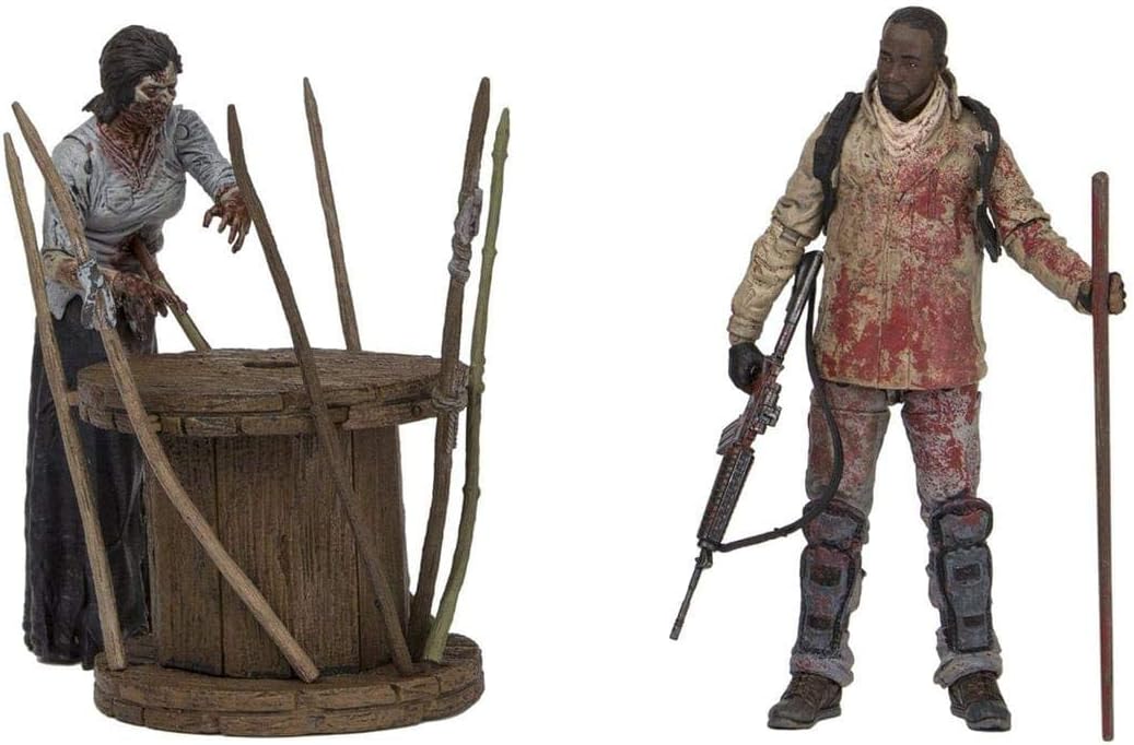 Figurine McFarlane The Walking Dead Morgan et zombie empalé – Image 3