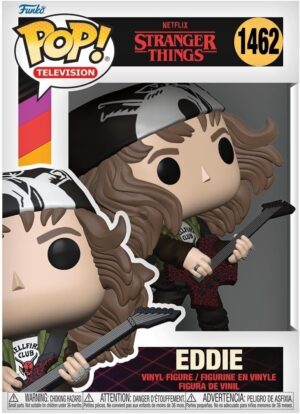 Figurine Funko Pop! Stranger Things Hunter Eddie avec guitare en vinyle