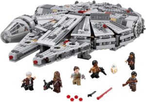 Millennium Falcon LEGO Star Wars avec cockpit détachable