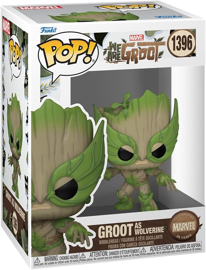 Figurine Funko Pop! Marvel Wolverine We Are Groot multicolore